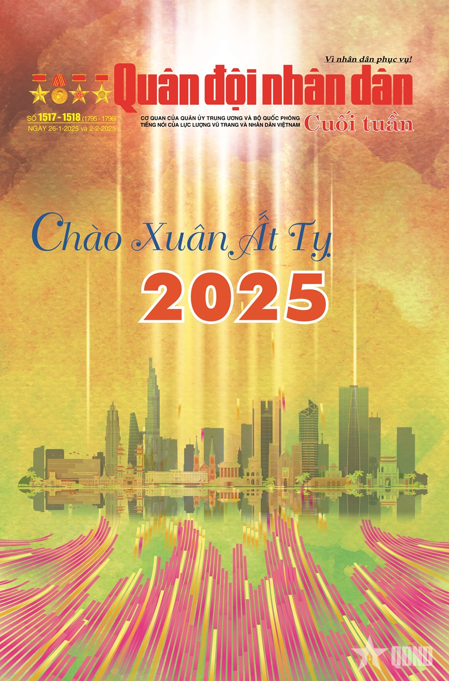  Đón đọc Báo Quân đội nhân dân Cuối tuần chào Xuân Ất Tỵ 2025